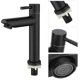 thumbnail image 3 of Bathroom Sink Faucet Cold Water Basin Faucet Matte Black Stainless Steel, 3 of 5