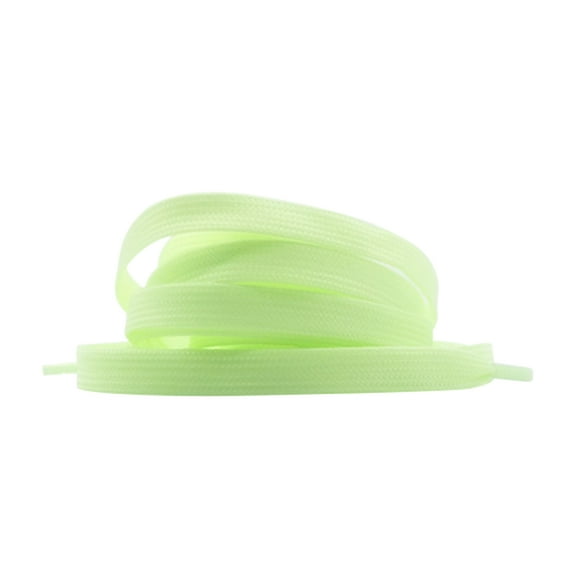 OUNONA 1Pairs Glow in The Dark Sport Shoe Laces Green with Easy Insert Plastic Tips