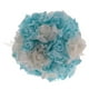 thumbnail image 3 of Ramo de Flores de Imitación Forma de Decoración de para de azul perfecl Ramo nupcial de la boda, 3 of 8