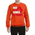 thumbnail image 2 of Wild Bobby,Dad by Day Gamer by Night Funny Gaming Dad Gift, Father's Day, Unisex Crewneck Graphic Sweatshirt, Orange, 2XL, 2 of 3