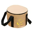 thumbnail image 3 of koolsoo Camping Pot Storage Bag Cookware Carrier Bag Protection Gas Tank Storage Bag Tableware Utensils Organizer for Picnic Barbecue Khaki, 3 of 8