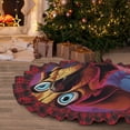 thumbnail image 5 of Sigee Cartoon Big-Eyed Dog for Christmas Decoration Tree Skirt Christmas Plaid Tree Skirt,Christmas home decor Holiday Tree Skirt Fits TChristmas Tree-48", 5 of 6