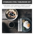 thumbnail image 2 of ULTNICE 4Pcs Stainless Steel Flatware Set Portable Utensils for Travel Picnic Kitchen, 2 of 8
