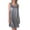 Charcoal, variant on Venice Womens' Silky Looking Embroidered Nightgown 06 X-Large Charcoal