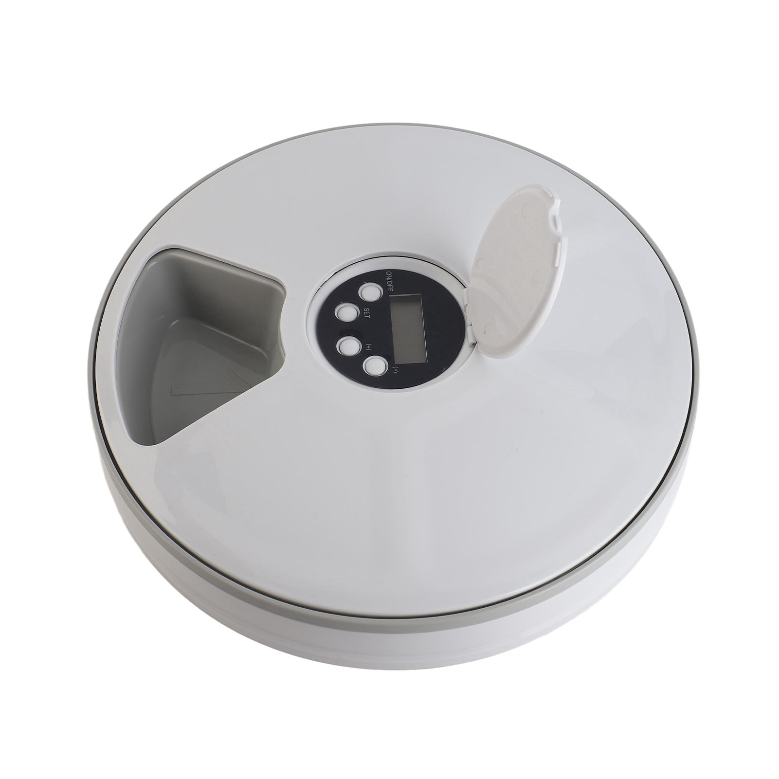 Riousery Automatic Dog Feeder Timed Smart Portion Control Pet Dispenser with Voice Reminder for Small Dogs Puppy Diameter 11.8 inches / 30 cm Height 2.8 inches / 7 cm