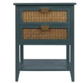 thumbnail image 3 of UBesGoo Night Stands for Bedroom with 2 Drawer, Bedside End Tables with Storage Shelf,Green, 3 of 15