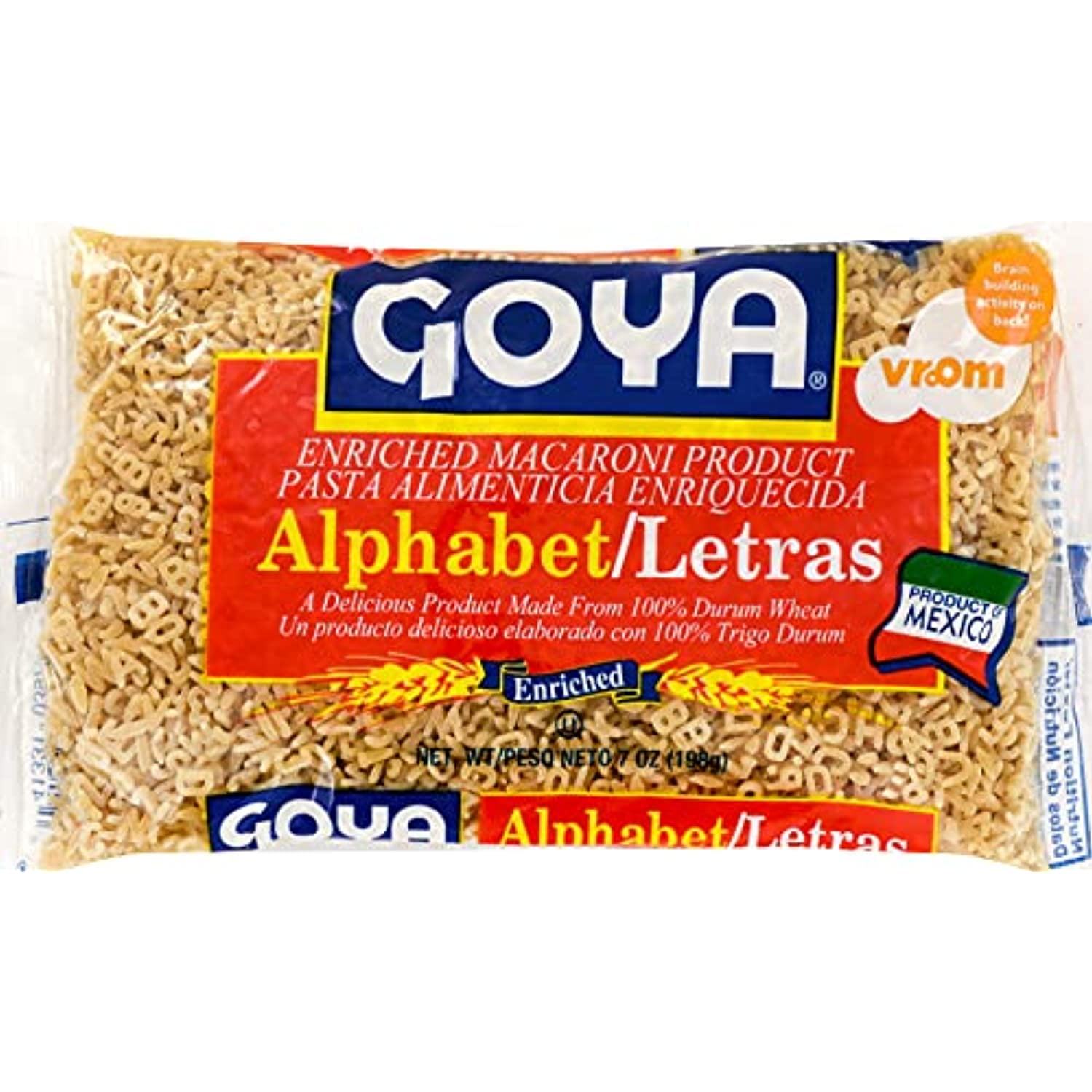 Goya Foods Alphabet 7 Ounce (Letras) Pasta, 7 O, Pack Of 20