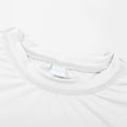thumbnail image 5 of Ticikt Boys Rash Guard Kids Short Sleeve Crewneck Solid Boys Swim Shirt for Beach Pool Summer Water Activities Casual Tops,Color:White,Size:3-4 Years, 5 of 9