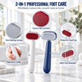 Foot File Scraper Dual Sided Foot Callus Remover, Stainless Steel Foot File and Heel ...