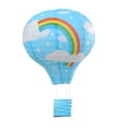 thumbnail image 4 of Yuarrent Globo de aire caliente de arcoíris de papel, colgante rápido y fácil para decoraciones impecables, acabado de tocar, arcoíris azul, Type2 NO2, 4 of 6