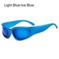 thumbnail image 1 of Gafas de sol Y2K para ciclismo, lentes de sol deportivas ovaladas futuristas, a la moda, Retro, Punk qiuyongming unisex, 1 of 2