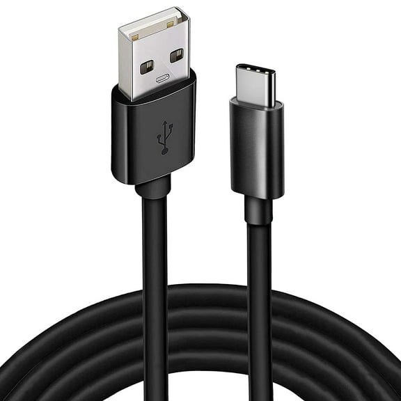 Charger 6ft USB Cable for Galaxy S22/Ultra/Plus - Cord Power Wire Turbo Charge Sync Black Compatible With Samsung Galaxy S22/Ultra/Plus