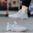 thumbnail image 5 of Mens Shoes,Breathable Walking Shoes Spring Lightweight Fashion Sneakers Non Comfort Footwear Casual Athletic Design,Shoes for Men,Grey,9.5, 5 of 9