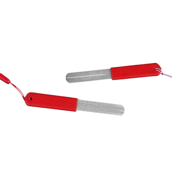 Ciwanning 2Pcs Fish Hook Sharpeners Double Sided File Portable Fine and Coarse Grit Grinding Tool for Fishing Accessories