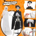 thumbnail image 4 of Pareja de esqueletos góticos Wocst de 165 cm para decoración de Halloween, 4 of 8