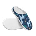 thumbnail image 3 of Lsque Alpaca Astronaut in Space Pattern Womens Comfort Cotton on Scuff With Memory Foam and Anti-skid Sole Slipper-35/36, 3 of 7