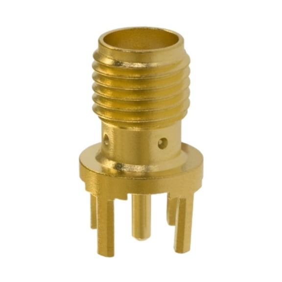 Pack of 2 142-0701-231 SMA Connector Jack, Female Socket 50 Ohms Through Hole Solder