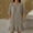 Khaki, variant on Dresses for Women Jerdar Women's Waffle Knit Peplum Dress Dropped Waist Ruffle Hem Oversized Fit Dress Crew Neck Casual Dress with Pockets S