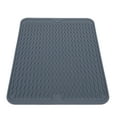 thumbnail image 3 of Dish Drying Mat Dish Drying Mat Rubber Food Grade Insulation Pad Hollow Anti Fall Drainage Mat Filter Anti Slip Insulation Mat for Sink Debris Kitchen Dish Drying Mat, 3 of 7