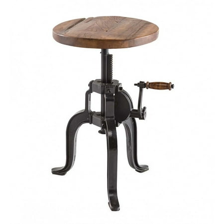 Plow & Hearth Allegheny Reclaimed Wood Adjustable Height Crank Table