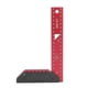 thumbnail image 4 of Regla De Medición En Forma De L Para Carpintería, Herramienta De Marcado De Medición Profesional De Aleación De Aluminio De 7,87 Pulgadas O Medición De Madera/mejora De Muebles/marcado De Pista (rojo, 4 of 8