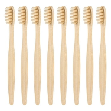 OUNONA Bamboo Toothbrush with Bristles for Oral Cleaning Eco Friendly 8pcs Multi Color