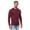 Burgundy, variant on Merino.tech Men’s 100% Merino Wool Thermal Underwear Shirt Long Sleeve Thermal Wear Base Layer Top for Hiking, Travel and Everyday Wear