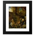 thumbnail image 2 of Alessandro Magnasco 12x14 Black Modern Framed Museum Art Print Titled - Singing Birds, 2 of 5