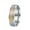 silver rainbow, variant on Men's Women's Jewelry Two-Tone 6MM Stainless Steel Frosted Minimalist Retro Exquisite Birthday Wedding Rings Black Size 6