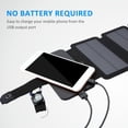 thumbnail image 2 of Foldable Solar Panel Charger Outdoor Emergency Power with Compass for Camping Hiking Backpacking, 2 of 8
