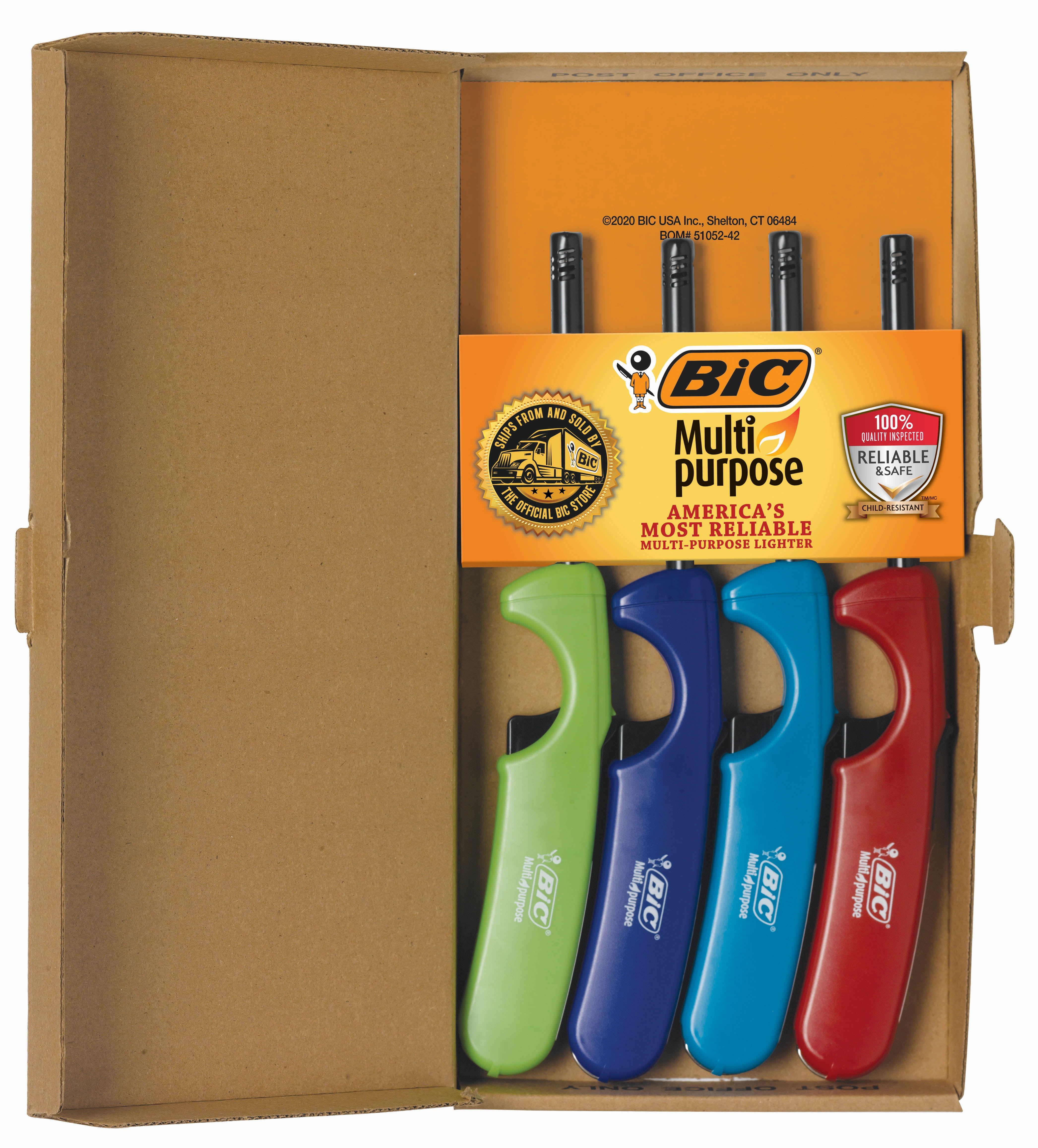 BIC Multi Purpose Flex Wand Lighter Child Resistance *New In Package* Gray 