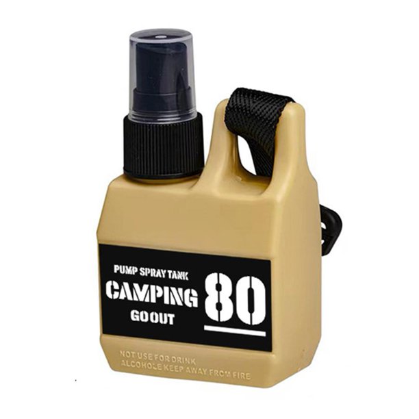 Botella de spray recargable con bomba de camping de 80 ml Envase cosmético vacío (caqui) Likrtyny Para Estrenar