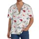thumbnail image 1 of Fotbe Cute Dinosaur Camisa Estampada de Manga Corta para Hombre, Casual de Verano, Estilo Playero, Sin Arrugas-4X-Large, 1 of 5