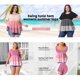 thumbnail image 3 of Blusas de mujer de talla grande Agnes Orinda, con volantes, encaje, cuello redondo, de manga corta, casuales y fluidas, 1X, negras, 3 of 8