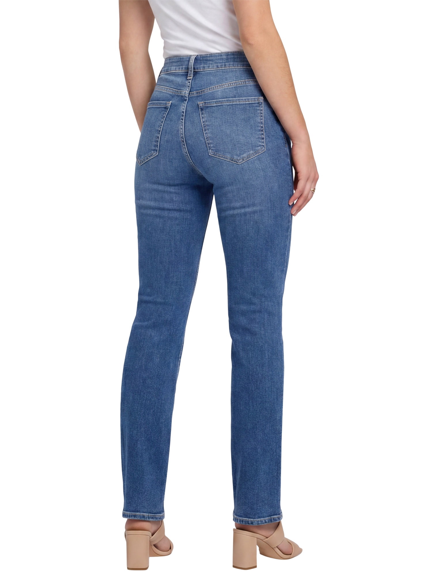 NYDJ Women’s, Women’s Petite, and Women’s Plus Marilyn Straight Jean, Sizes 2-24, featuring Lift Tuck® Technology