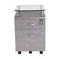 thumbnail image 5 of Techni Mobili RTA-S06-GRY Rolling File Cabinet with Glass Top, Grey, 5 of 5