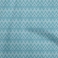 thumbnail image 1 of oneOone Rayon Teal Blue Fabric Chevron Sewing Craft Projects Fabric Prints By Yard 56 Inch Wide, 1 of 4
