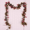 thumbnail image 2 of Guirnalda Colgante de Vid de Flor de Rosa de Seda Falsa Artificial de 2 Piezas 2,3 M Ivy Decoración de Bricolaje Rosa roja Baoblaze Flor de Rose artificial, 2 of 8