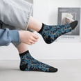 thumbnail image 2 of Pofeuu Blue Leaves A Print 30cm Socks, Adult Running Hiking Socks for Youth and Adult, 2 of 7