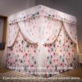Starry Sky Pattern Princess 4 Corner Post Bed Canopy Curtain Canopy for
