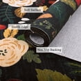 thumbnail image 4 of 3x5 ft Living Room Area Rug Machine Washable Boho Area Rug Non Slip Floral Vintage Low Pile Large Rug for Living Room, Bedroom, Farmhouse, Dining Room, 4 of 10