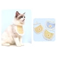 thumbnail image 5 of Warmtown Dog Cat Pet Saliva Towel, Classic Plaid Pet Bib Saliva Towel, Sweet Lace Bib Pet Dog Scarf, Blue, 5 of 8