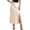 Z203-Beige, variant on Womens Skirts Summer Long Fashion Solid Color Stretchy Women's Flowy Handkerchief Hemline Midi Skirt