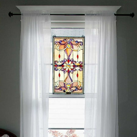 River of Goods Stained Glass Brandis Window Panel (Best Selling Stained Glass Items)