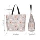 thumbnail image 5 of Fotbe Various Rabbits Bolsa Tote Estética de Lona con Estampado para Mujer - Bolsa Reutilizable de Hombro Casual para Vacaciones, Compras, Trabajo y Gimnasio, 5 of 8