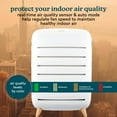 thumbnail image 2 of Homedics Smart Air Purifier, 4-in-1 Console for Extra-Large Rooms, True HEPA Filtration, UV-C Technology Reduces Bacteria & Virus, Wi-Fi, Voice Control, 2 of 6