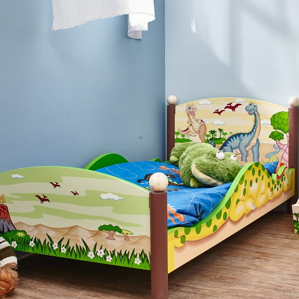Fantasy Fields Dinosaur Kingdom Toddler Bed