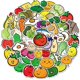 thumbnail image 1 of Fruit and Vegetable Stickers for Kids 50Pcs Vegetables Waterproof Vinyl Decals for Water Bottles Laptop Refrigerator Luggage Computer Mobile Phone, 1 of 4