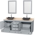 thumbnail image 7 of Wyndham Collection Wcv800080doyivm24 Acclaim 80" Double Vanity Cabinet Set, 7 of 7