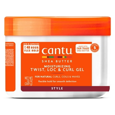 Cantu Shea Butter for Natural Hair Moisturizing Twist & Lock Gel 13 oz. Jar